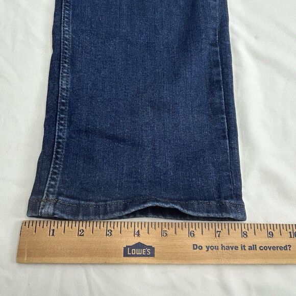 Joseph Abboud Jeans Men's 40 x 32 Dark Wash Blue Denim Straight Fit Whiskered - Picture 6 of 12